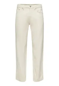 Pantaloni barbati Sons - 22025917 - Bumbac - Alb - Alb