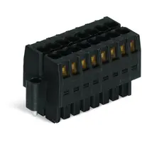 1-conductor female connector, 2-row; 100% protected against mismating; Screw flange; direct marking; 1.5 mm²; Pin spacing 3.5 mm; 36-pole; 1,50 mm²; black