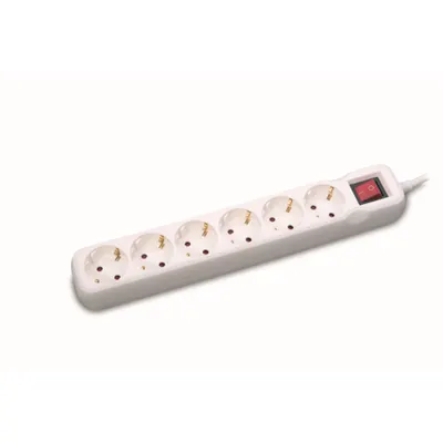 Prelungitor 5m 6 Prize cu CP cu Intrerupator, 7102.6501