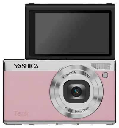 Aparat foto compact Yashica - Tank, 12MP, roz