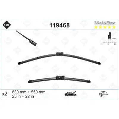 Lamela stergator SWF 119468