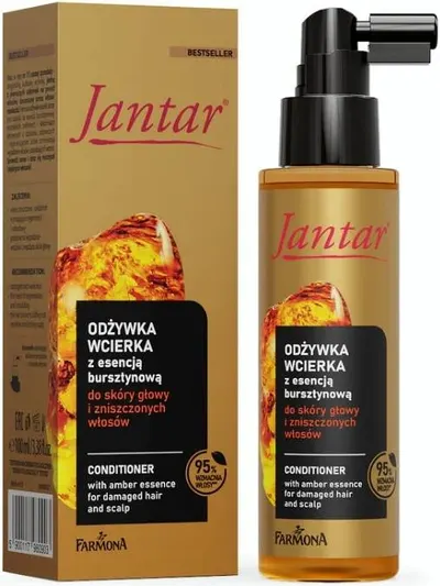 Farmona Jantar Spray ser cu chihlimbar pentru scalp și păr deteriorat, 100 ml