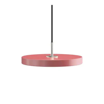 Lustră roz LED cu abajur din metal ø 31 cm Asteria Mini – UMAGE