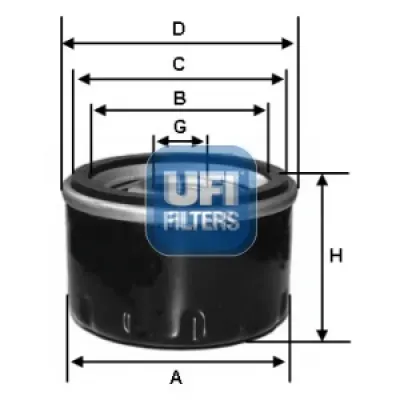 Filtru ulei UFI 23.584.00