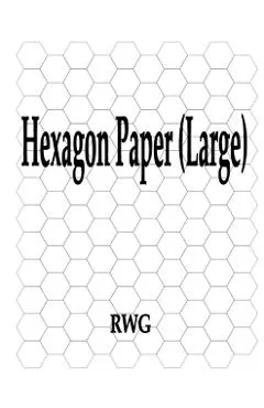 Hexagon Paper (Large): 50 Pages 8.5 X 11