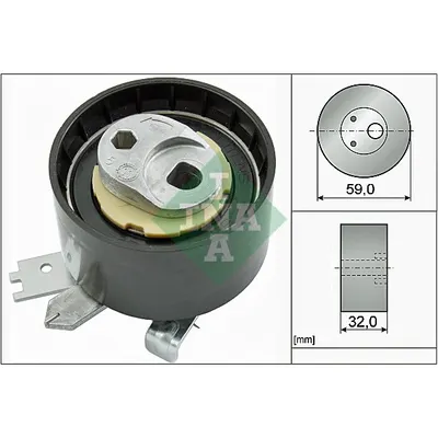 Rola intinzator, curea distributie INA 531 0906 10