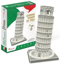 Puzzle 3D Cubic Fun cu 27 de piese - Turnul inclinat din Pisa