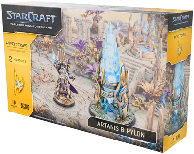 Extensie de joc de societate StarCraft: Tabletop Miniatures Game - Artanis & Pylon