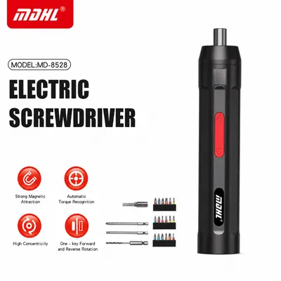 Set surubelnita electrica cu biti, 22 piese, 1300 mAh