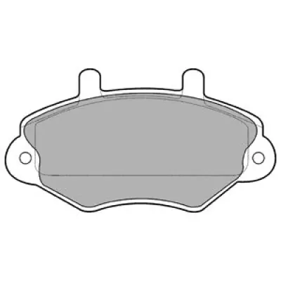 Set placute frana, frana disc DELPHI LP767