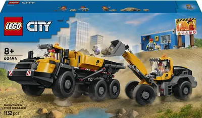 Constructor LEGO City - Basculantă și încărcător frontal (60494)