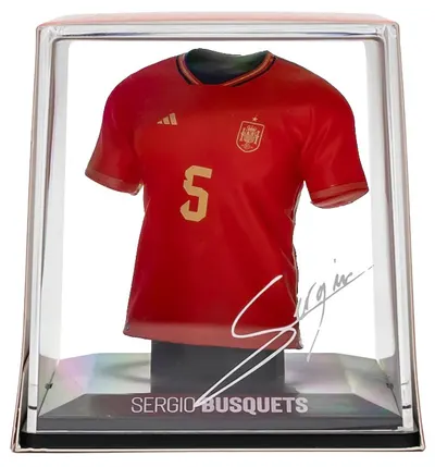 Mini replică FanCollex Football: Spain Home - Sergio Busquets (2022)