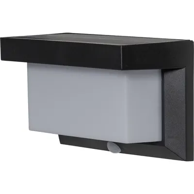 Corp de iluminat solar cu LED montat pe perete Star Trading Valla, 20 x 12 cm