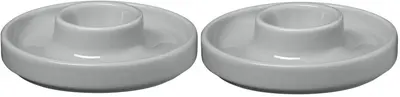 Set de 2 suporturi pentru ouă Blomus - Pilar, gri deschis