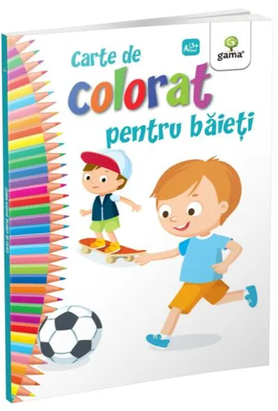 Carte de colorat pentru băieți - Paperback brosat