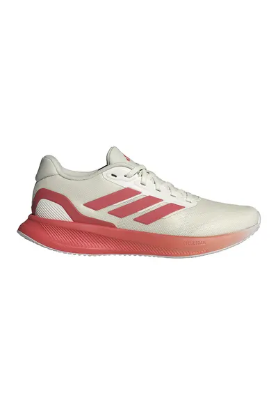 Pantofi Runfalcon 5 de plasa cu garnituri din material sintetice pentru alergare - Coral/Alb murdar