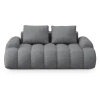 Canapea gri 175 cm Linz – Cosmopolitan Design