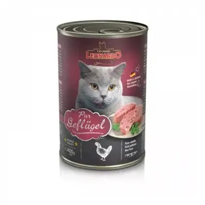 Conserva pentru pisici Leonardo cu pui 400 gr