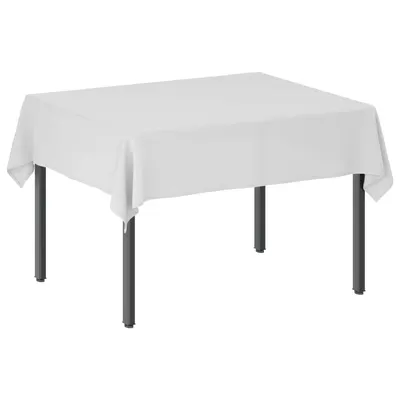 vidaXL Țesătură pentru masă 5 buc. Alb 110 x 140 cm Poliester