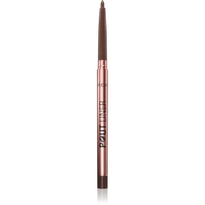Revolution Pout Liner creion contur pentru buze pentru volum maxim culoare Espresso Cool Brown 0.2 g