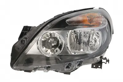 Far stanga (H7, fundal negru insertii crom) MERCEDES Clasa B 2011-2014