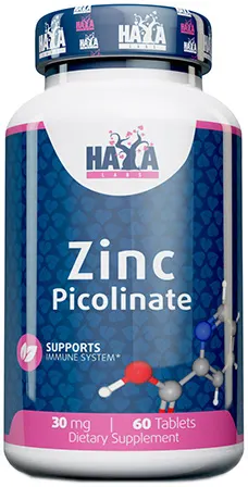 Zinc Picolinate, 30 mg, 60 tablete, Haya Labs