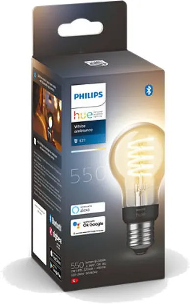 Bec inteligent Philips - Hue, 7W, E27, A60, dimmer