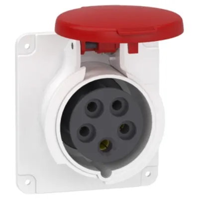 Mureva, Priza industriala dreapta, cu surub, 16A, 3P+N+E, 380-415V c.a.