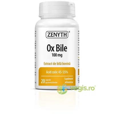 Ox Bile 100mg 20cps