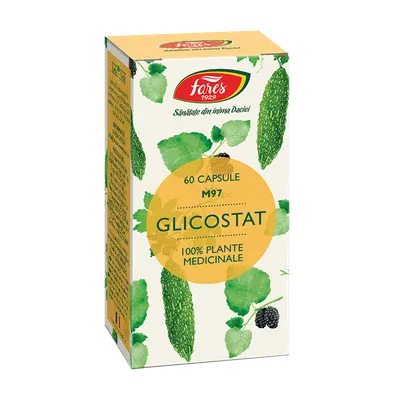 Glicostat, 60 capsule, Fares