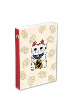 Journal Lucky Cat (Maneki Neko), Lined Paperback: Blank Lined 144 Page A5 Notebook