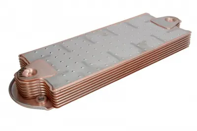 Radiator ulei (150x39x420mm, numar nervuri: 7) potrivit RVI MAGNUM; VOLVO FH, FH II, FH16, FH16 II, FM, FM II D11A-370-DXi13 10.04