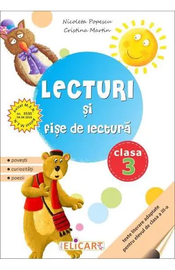 Lecturi şi fişe de lectură pentru clasa a III-a