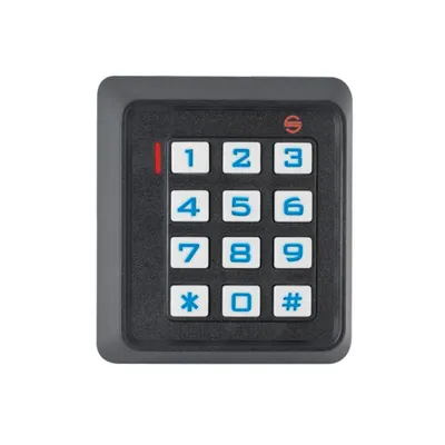 Cititor de proximitate stand alone cu tastatura Silin SK-30EM-BK, EM 125KHz, Wiegand 26, 2000 utilizatori, anti-sabotaj, negru