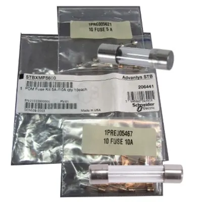 Modicon Stb - Kit Fuzibil Pdm - Pentru Modul I/O - 5 Fuzibili 10 A
