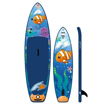 Set placă SUP gonflabilă pentru copii F2 Scuba Youth 9'2"