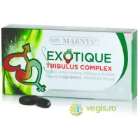 Exotique Tribulus Complex pentru Barbati cu Tribulus, Ginseng, Ginkgo Biloba, Vitamine si Minerale pentru Energie, Virilitate si Performante Fizice 30cps moi