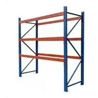 Raft pentru depozitare paleti 2880mm x Adancime 1100mm x Inaltime 5000mm, 3300kg/nivel/12 europaleti