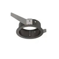 Accesoriu corp de iluminat Bento frame round single Negru