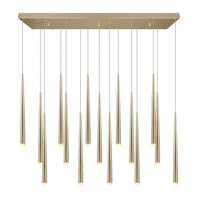 Lustră aurie LED Cala – Trio Select
