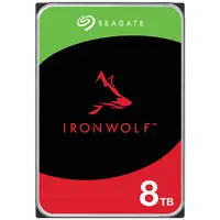 HDD NAS SEAGATE IronWolf 8TB CMR, 3.5'', 256MB, 5400RPM, RV Sensors, SATA, Rescue Data Recovery Services 3 ani, TBW: 180
