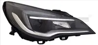 Far Dreapta (H1 H7 LED, electric, cu motor, DRL) potrivit OPEL ASTRA K 06.15-