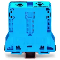 2-conductor through terminal block; 95 mm²; lateral marker slots; only for DIN 35 x 15 rail; POWER CAGE CLAMP; 95,00 mm²; blue