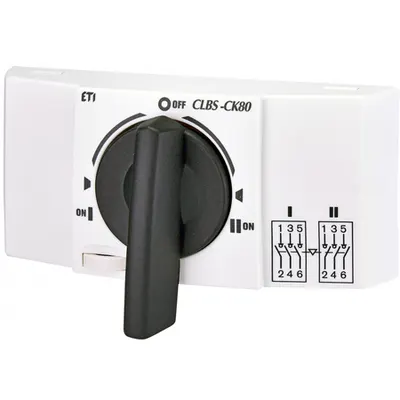 Maner Selector Retea Grup - Accesorii pentru comutatoare compacte de sarcina CLBS CLBS-CK80 Cheie comutare 1-0-2