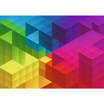 Puzzle 1000 piese - Cubic Gradient