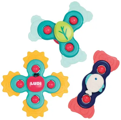 Set spinner pentru bebeluși Ludi - 3 buc