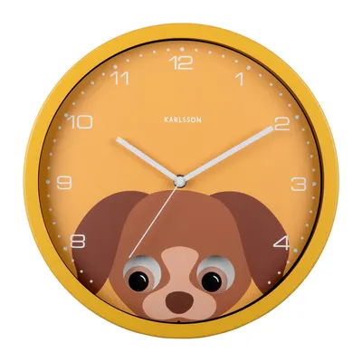Ceas pentru copii ø 31 cm Peekaboo Dog – Karlsson