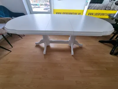 Masa Extensibila Dana 7 Alba, 200-250x 100 Cm