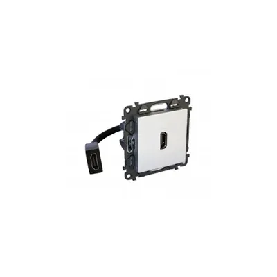 Screw-type priza HDMI 1.4 type A Valena In'matic - aluminiu Valena Life