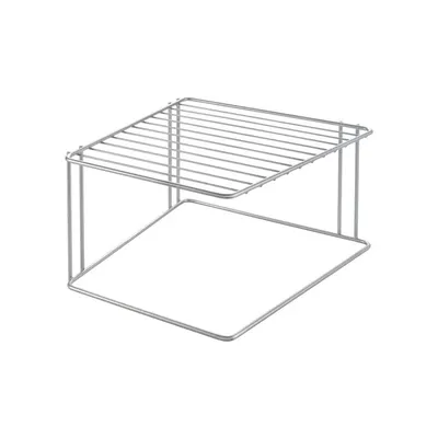Raft suplimentar argintiu din oțel 25x25 cm Boxe – Metaltex
